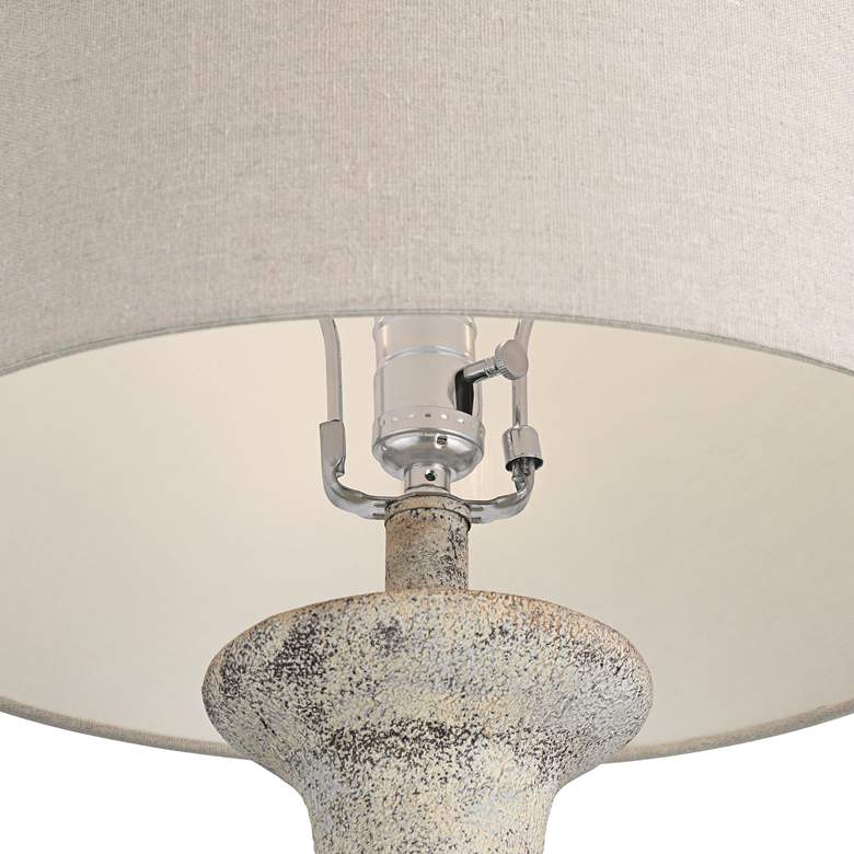 Image 5 360 Lighting Lorraine 27" High Beige Terracotta Table Lamp more views