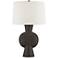 360 Lighting Louise 26 1/2" Modern Matte Brown Gourd Table Lamp