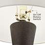 5_360 Lighting Louise 26 1/2" Modern Matte Brown Gourd Table Lamp more views