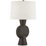 360 Lighting Louise 26 1/2" Modern Matte Brown Gourd Table Lamp
