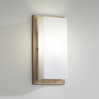 360 Lighting Lucero 16" High Ash Wood Finish Modern Panel Wall Sconce