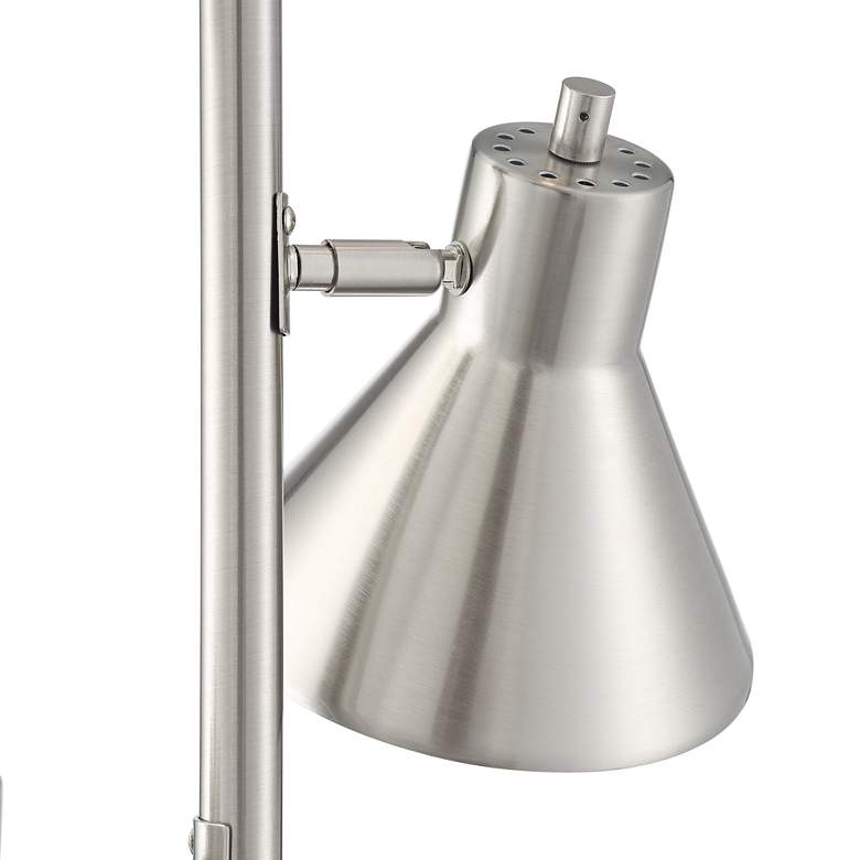 Image 5 360 Lighting Luken 70" Nickel Adjustable 5-Light Tree Floor Lamp more views