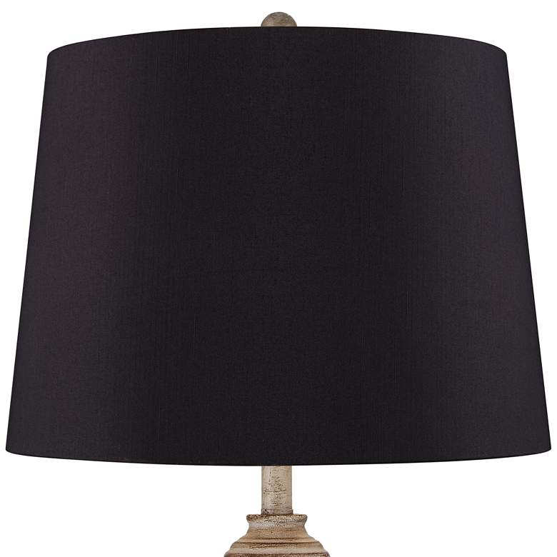 Image 2 360 Lighting  Lynn 26" High Beige and Black Buffet Lamps Set of 2 more views