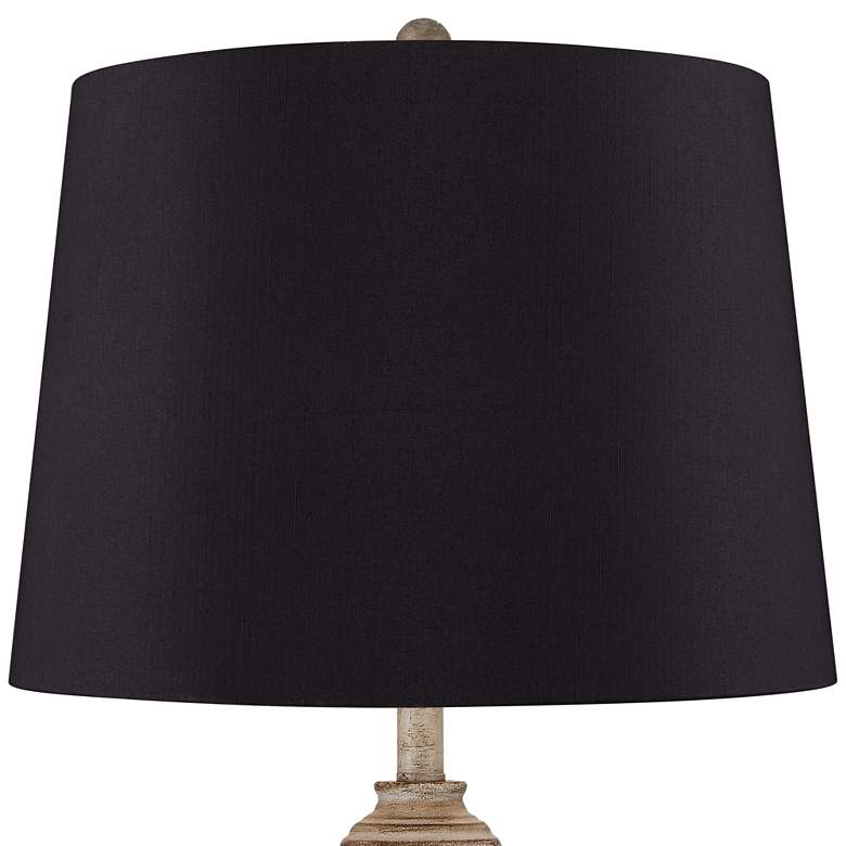 Image 2 360 Lighting Lynn 26" High Beige and Black Buffet Lamps Set of 2 more views