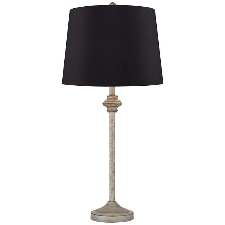 Image 6 360 Lighting Lynn 26" High Beige and Black Buffet Lamps Set of 2 more views