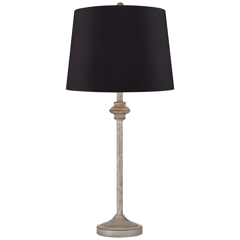 Image 6 360 Lighting  Lynn 26 inch High Beige and Black Buffet Lamps Set of 2 more views