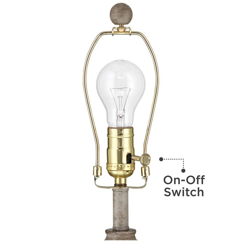 Image 3 360 Lighting Lynn 26" High Beige and White Buffet Lamps Set of 2 more views