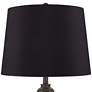 360 Lighting Lynn 26" High Black Shade Black Buffet Lamps Set of 2