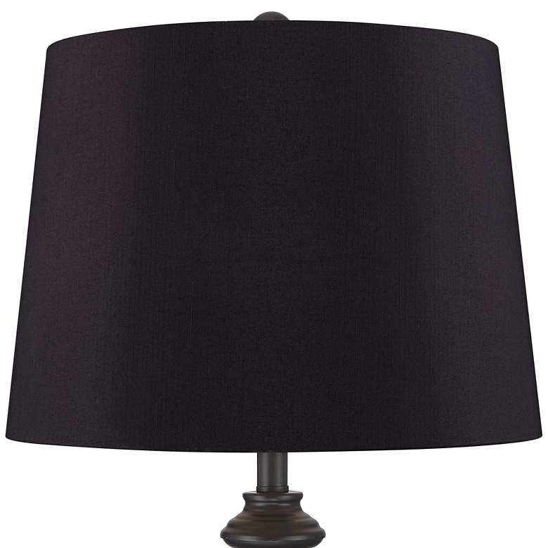 Image 2 360 Lighting Lynn 26 inch High Bronze Black Buffet Lamps Set of 2 more views