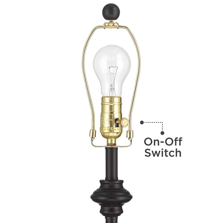 Image 3 360 Lighting Lynn 26" High Bronze Black Buffet Lamps Set of 2 more views