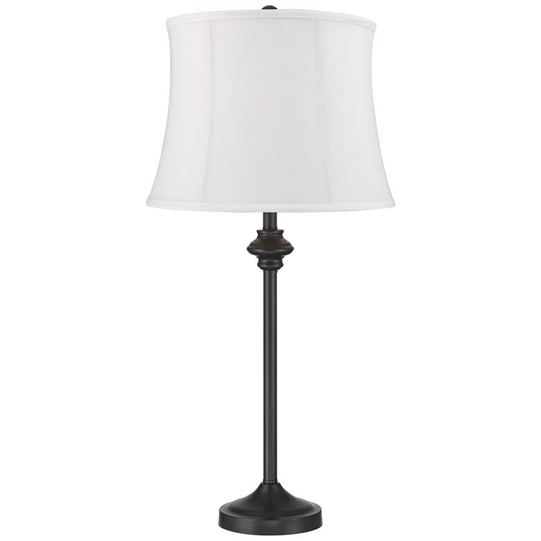 Image 6 360 Lighting Lynn 26" High Bronze White Buffet Lamps Set of 2 more views