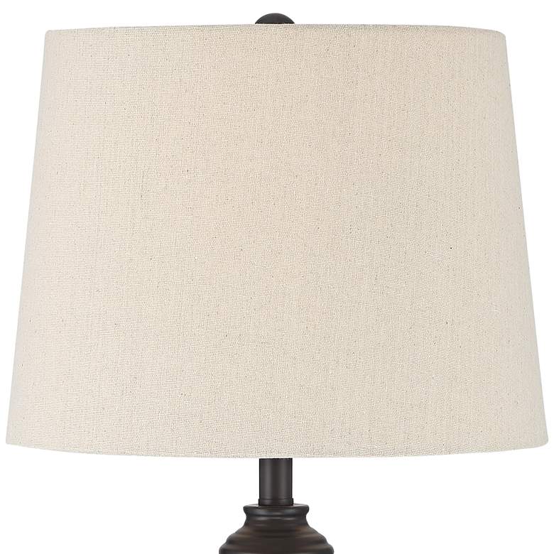 Image 4 360 Lighting Lynn 26 inch High Stick Buffet Table Lamps Set of 2 more views