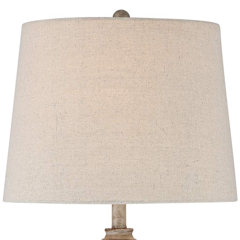 Image 2 360 Lighting Lynn 27 3/4" Faux Wood Buffet Lamps with Acrylic Risers more views