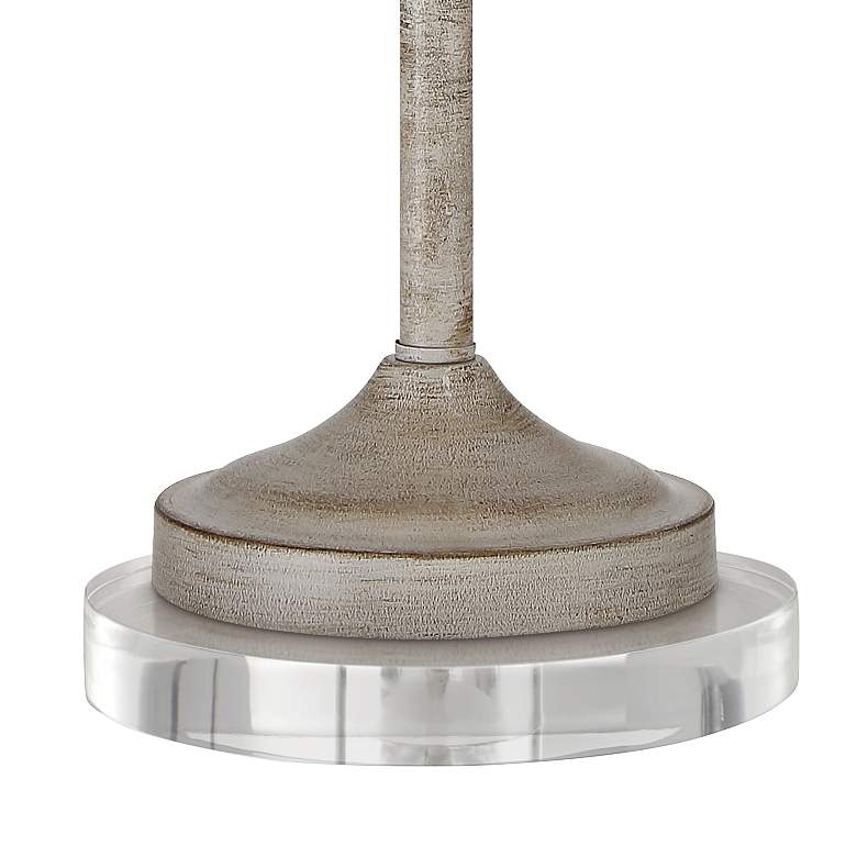 Image 4 360 Lighting Lynn 27 3/4" Faux Wood Buffet Lamps with Acrylic Risers more views