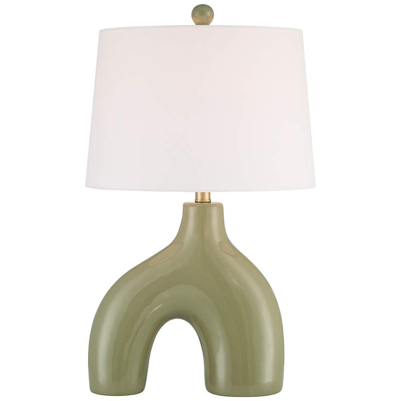 Image 3 360 Lighting Lyrah 25" High Modern Green Ceramic Table Lamp