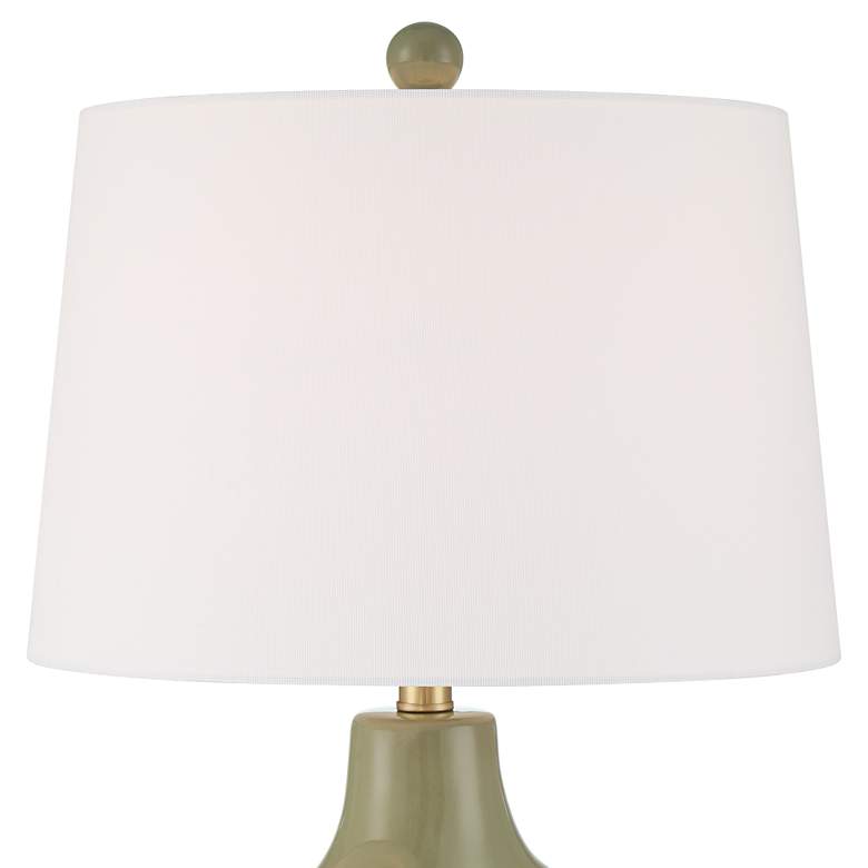 Image 4 360 Lighting Lyrah 25" High Modern Green Ceramic Table Lamp more views