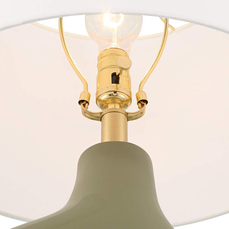 Image 5 360 Lighting Lyrah 25" High Modern Green Ceramic Table Lamp more views