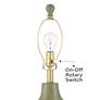7_360 Lighting Lyrah 25" High Modern Green Ceramic Table Lamp more views