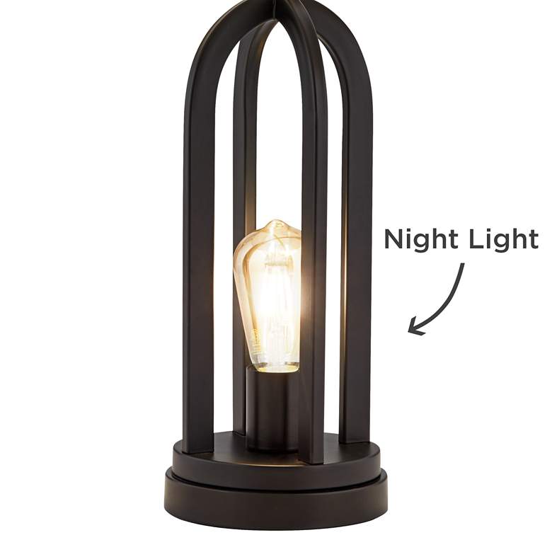 Image 6 360 Lighting Marcel 24 1/4" Black LED USB Night Light Lamps Set of 2 more views