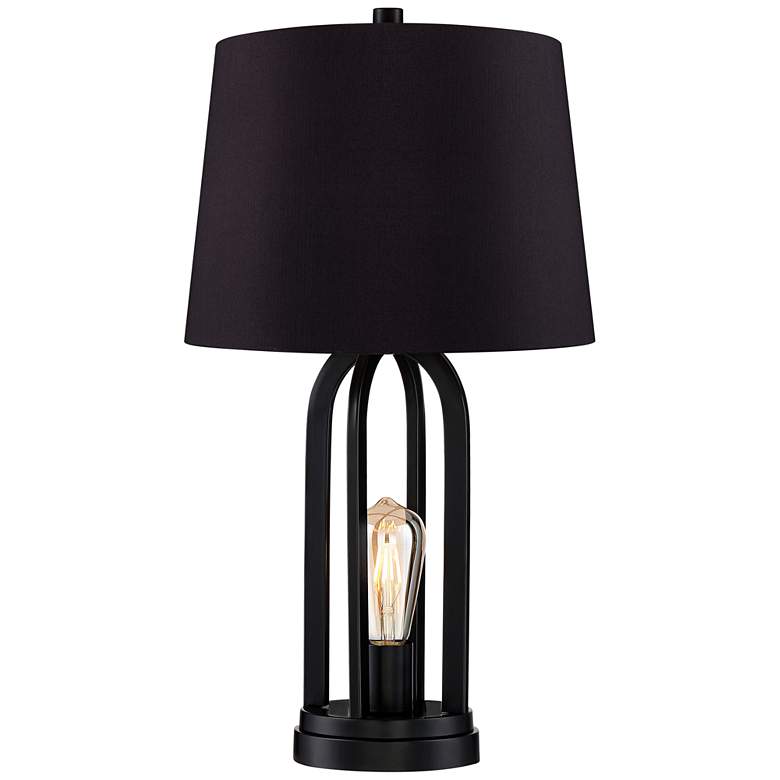 Image 7 360 Lighting Marcel 24 1/4" Black LED USB Night Light Lamps Set of 2 more views