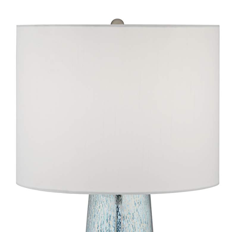 Image 4 360 Lighting Marcus 30" Tapered Column Mercury Glass Lamps Set of 2 more views