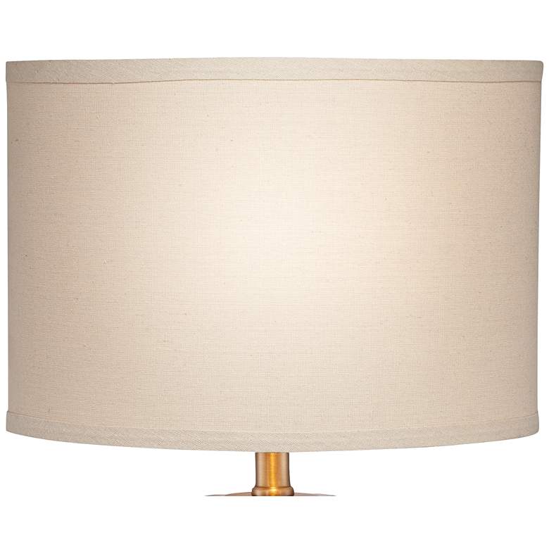 Image 3 360 Lighting Margaret 23 inch Mother of Pearl Tile Cylinder Table Lamp more views