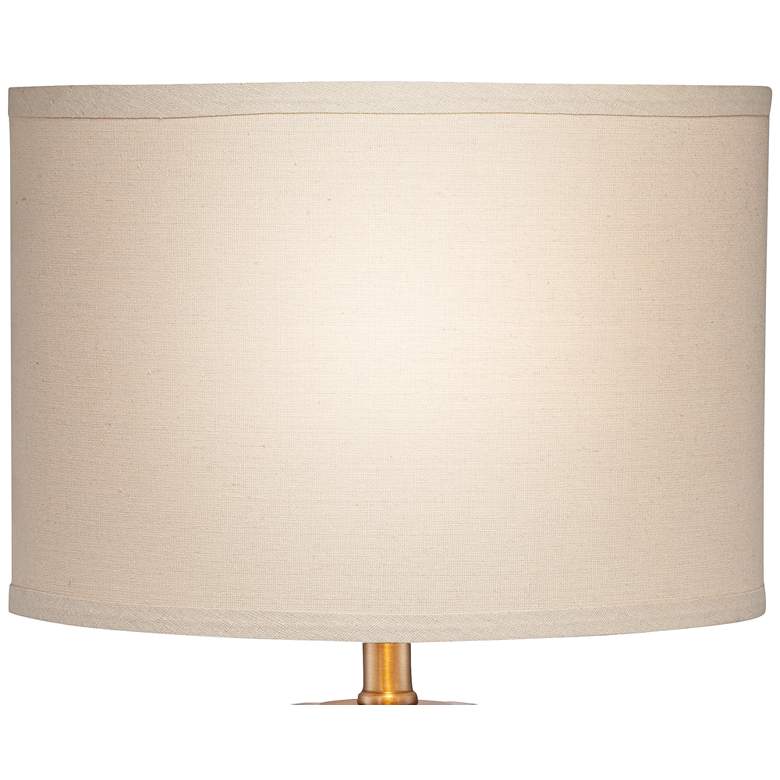 Image 3 360 Lighting Margaret 23" Mother of Pearl Tile Cylinder Table Lamp more views