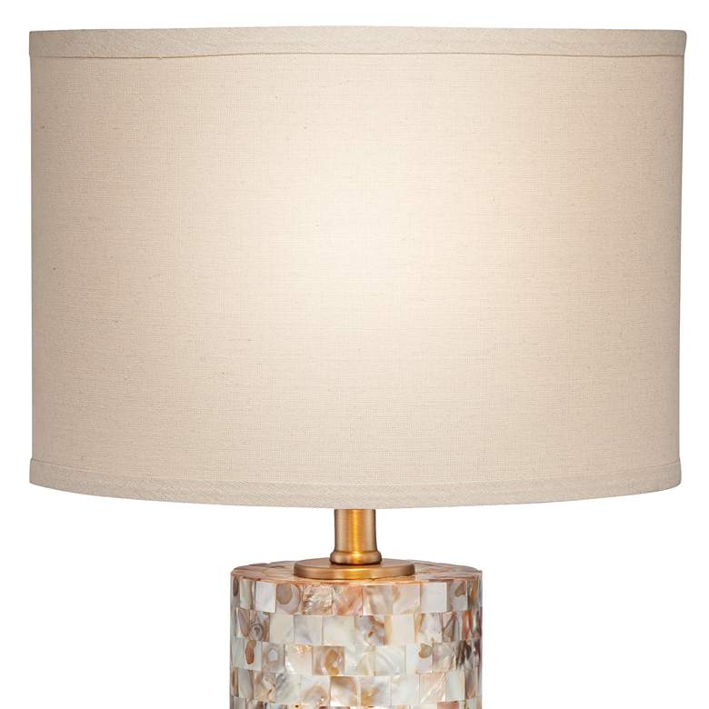 Image 2 360 Lighting Margaret 23" Mother of Pearl Tile Table Lamps Set of 2 more views