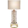 360 Lighting Margaret 26 3/4" Mother of Pearl Lamp with Round Riser