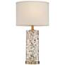 360 Lighting Margaret Mother of Pearl Tile Accent Table Lamps Set of 2