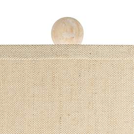 Image3 of 360 Lighting Marie 31" High Oatmeal and Coastal White Rattan Lamp more views