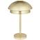 360 Lighting Marlon 22" High Gold Dome Modern Mushroom Table Lamp