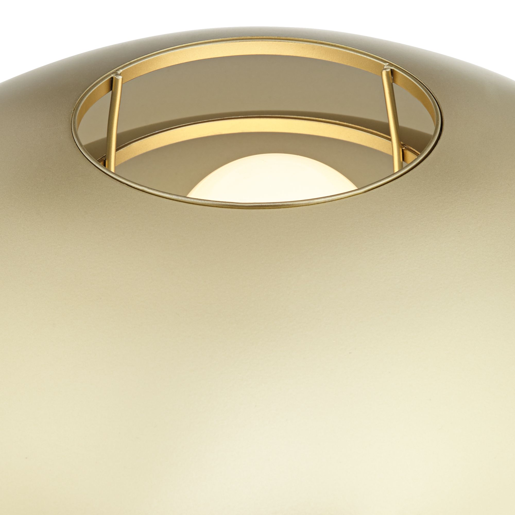 thumbnail image 2 of 360 Lighting Ushroo Doe 8\" Wide Brushed Steel Ceiling Fixture... 2 of 13