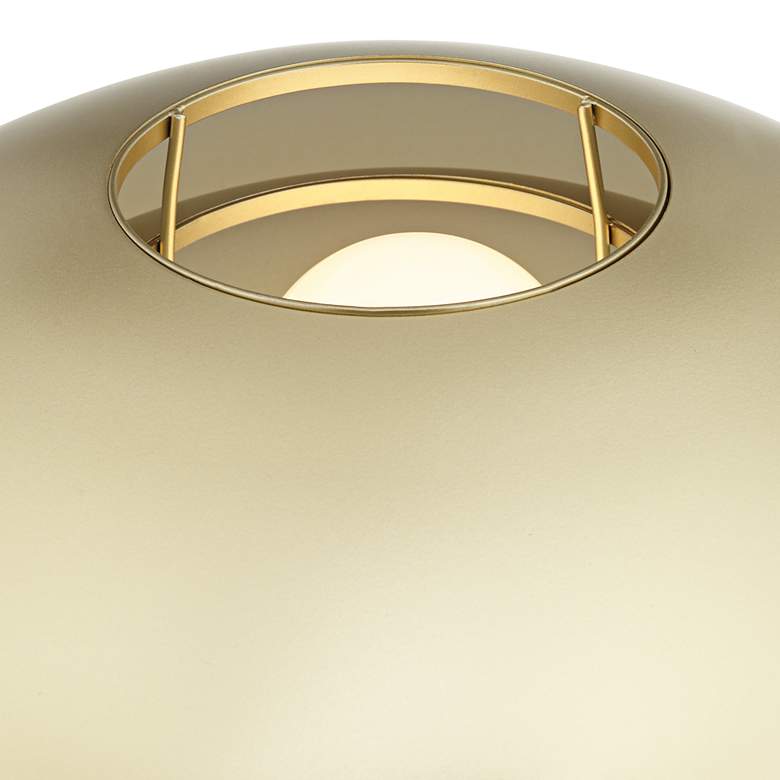 Image 4 360 Lighting Marlon 22" High Gold Dome Modern Mushroom Table Lamp more views