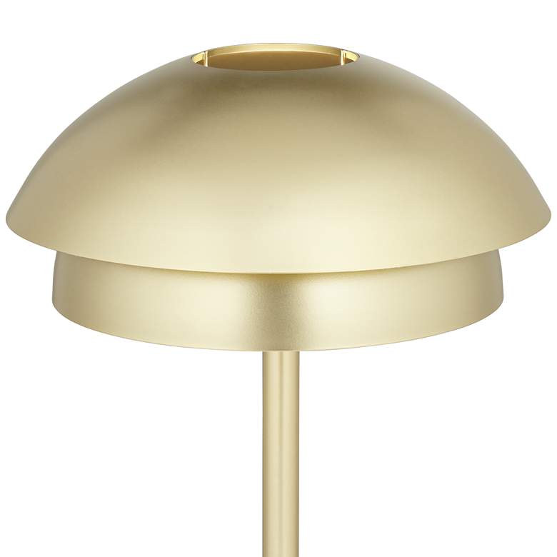 Image 5 360 Lighting Marlon 22 inch High Gold Dome Modern Mushroom Table Lamp more views