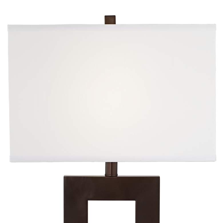 Image 4 360 Lighting Marshall 30 1/4" Bronze Open Window Table Lamps Set of 2 more views