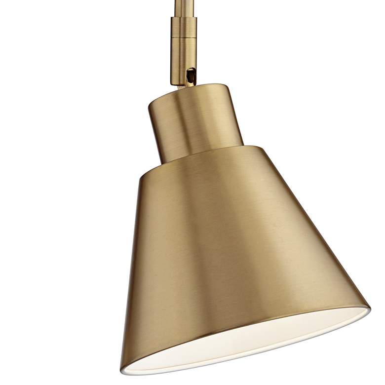 Image 3 360 Lighting Marybel Antique Brass Plug-In Swing Arm Wall Lamps Set of 2 more views