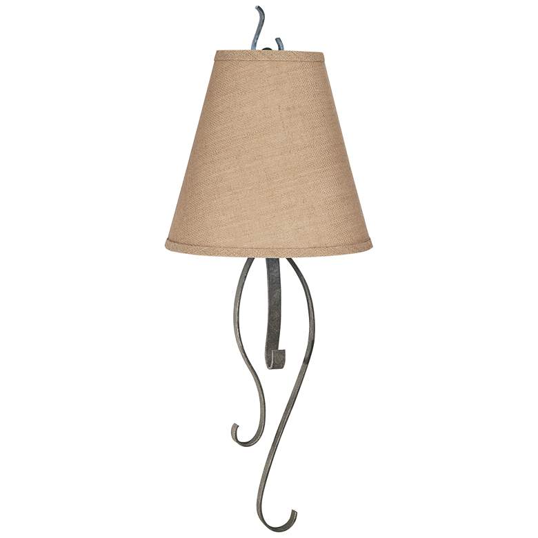 Image 1 360 Lighting Mattos 28" High Smokestone Gold Wall Sconce