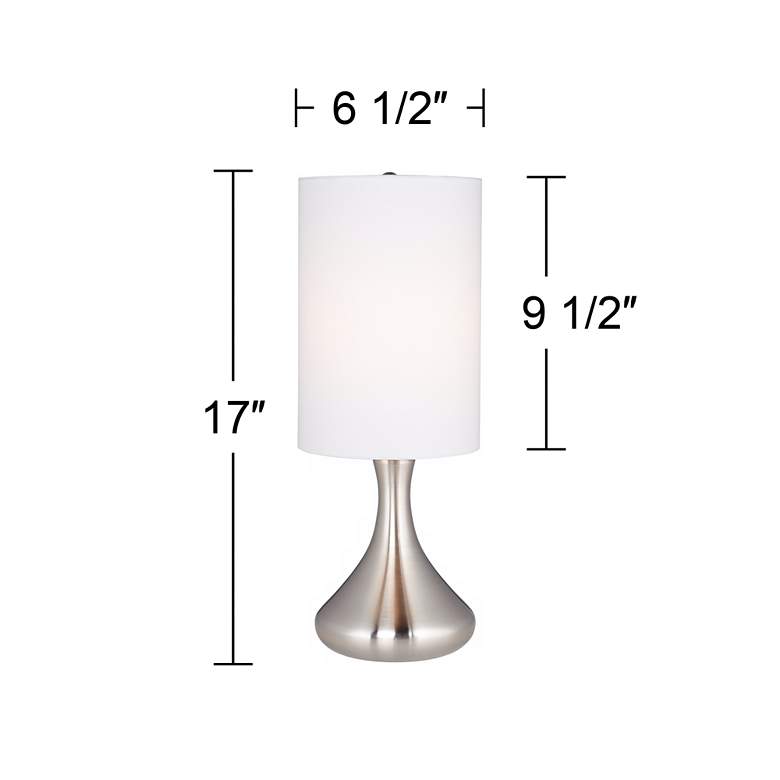 Image 6 360 Lighting Melmore 17" High Modern Droplet Table Lamps Set of 2 more views