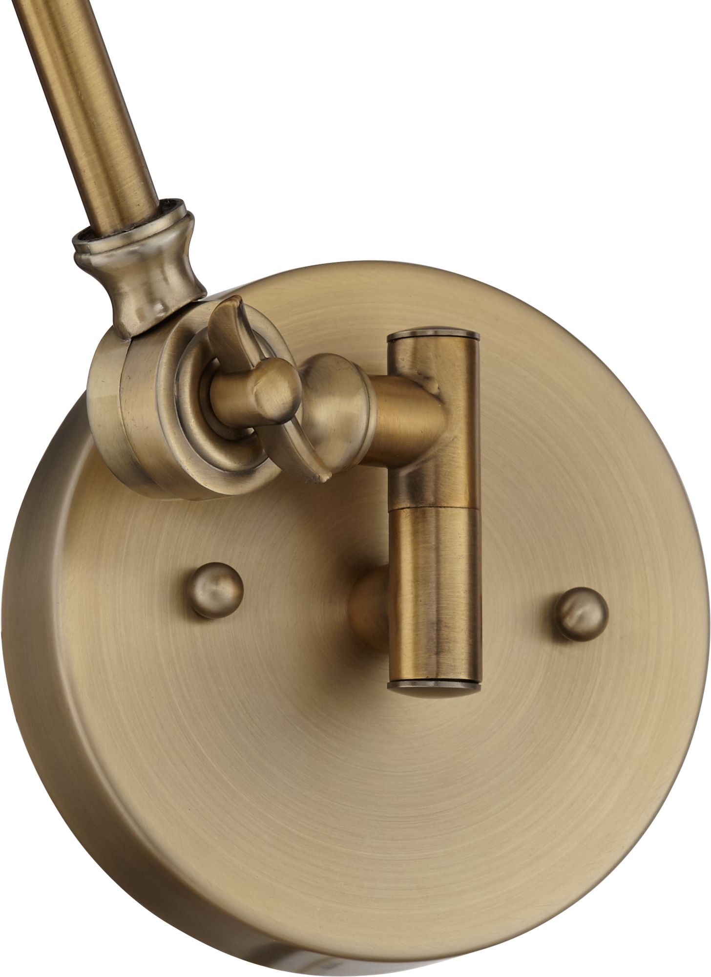Image 5 360 Lighting Mendes Aged Brass Adjustable Down-Light Hardwire Wall Lamp more views