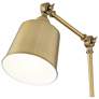 Thumbnail3 of 360 Lighting Mendes Antique Brass Swing Arm Plug-In Wall Lamps Set of 2 more views