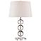 360 Lighting Mersenne 26" Crystal Globe Column Table Lamp