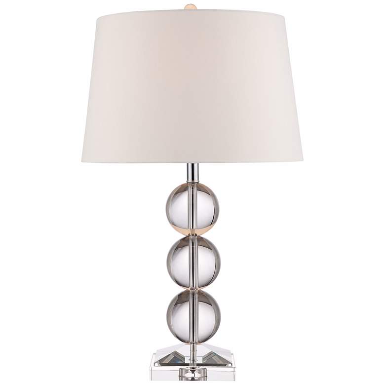 Image 4 360 Lighting Mersenne 26" Crystal Globe Column Table Lamp more views