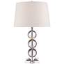 360 Lighting Mersenne 26" Crystal Globe Column Table Lamp in scene