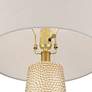 4_360 Lighting Mira 25 1/4" Textured Gold Modern Table Lamps Set of 2 more views