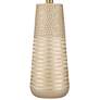 6_360 Lighting Mira 25 1/4" Textured Gold Modern Table Lamps Set of 2 more views