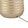 7_360 Lighting Mira 25 1/4" Textured Gold Modern Table Lamps Set of 2 more views