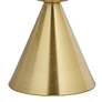 360 Lighting Mobley 10 1/2" High Gold and White Glass Accent Lamp