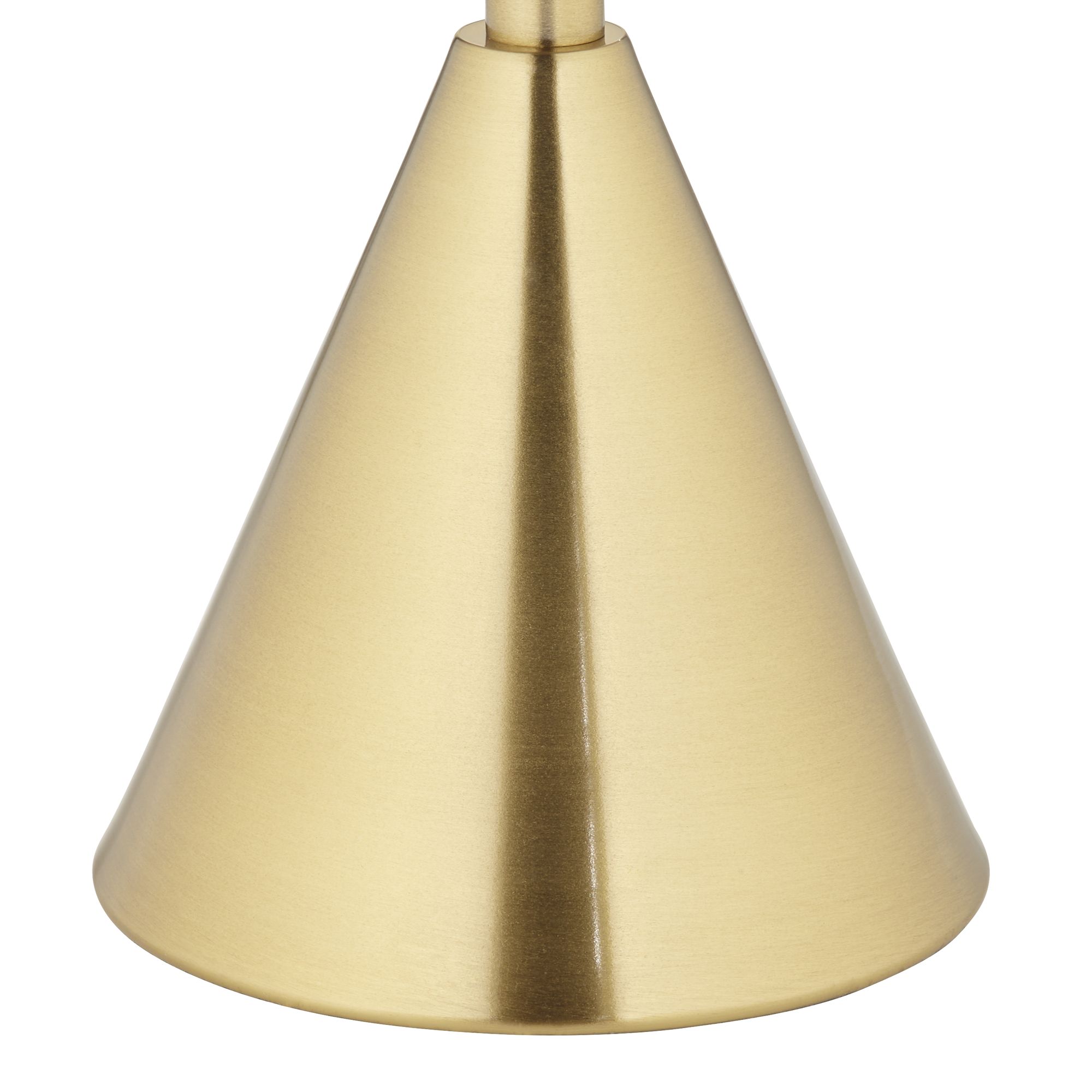 Image 4 360 Lighting Mobley 25 3/4" Brass and White Glass Globe Accent Lamp more views