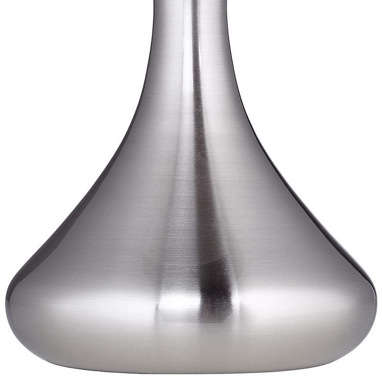 Image 3 360 Lighting Moderne Droplet 17" High Brushed Nickel Accent Table Lamp more views